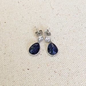 Sodalite and CZ studs